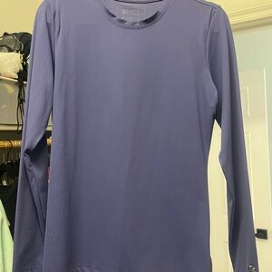 Figs Purple Long Sleeve underscrub Top